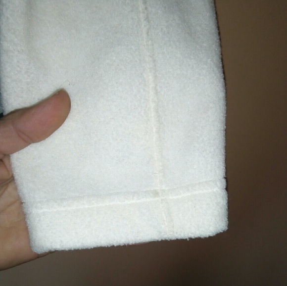 Columbia full zip fleece mid layer large white & gray - Picture 5 of 8